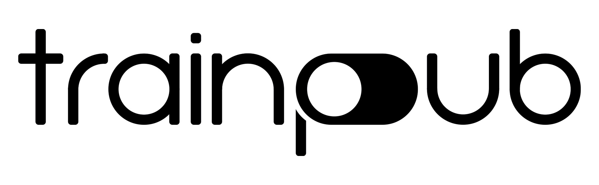 The logo with an ON/OFF toggle in the letter "P". An offer to switch online was behind this idea.